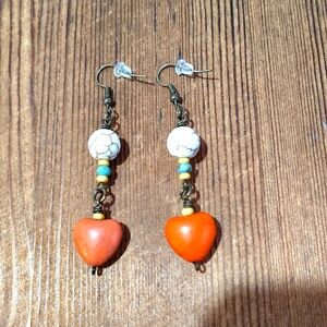 *5 For $20***Ladies Long Beaded Dangle Earrings, Handmade Ladies Earrings